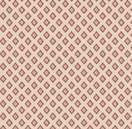 Maywood Studio Ruby Foulard Tan/Red MAS9709-TR