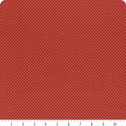 Maywood Studios All Our Hearts Patriotic Micro Floral Red & White MAS10518-R