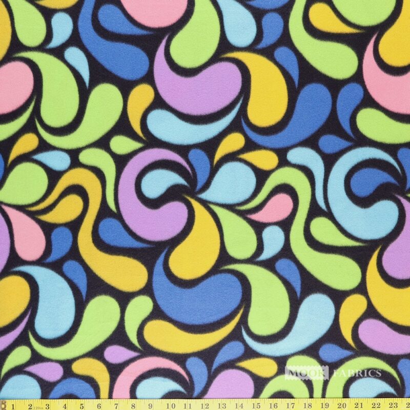 6003 Mook Fabrics Polar Fleece Yasmin Multi Swirl 137786