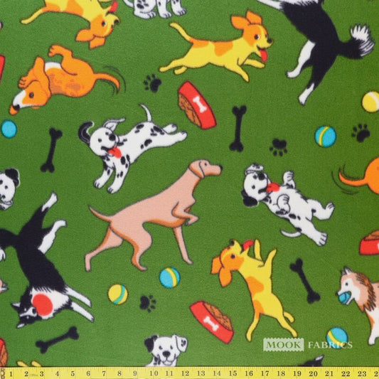 6006 Mook Fabrics Polar Fleece Best in Show Hunter 137781