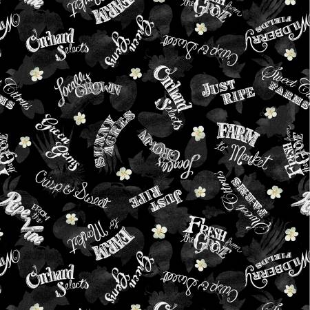 Wilmington Fresh From The Grove Word Toss Black 20516-991
