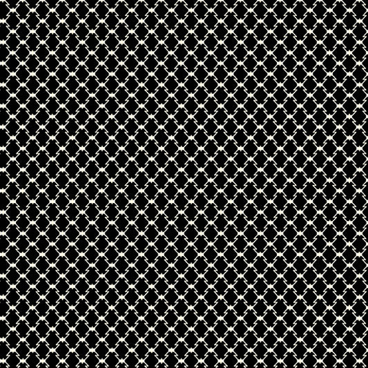 Andover Midnight Haunt Monochrome Haunted Check
