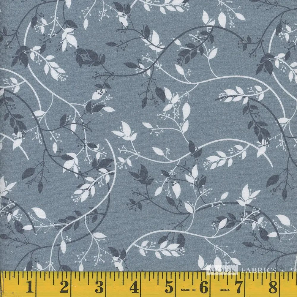 Mook Fancy Floral 1121 Bluestone