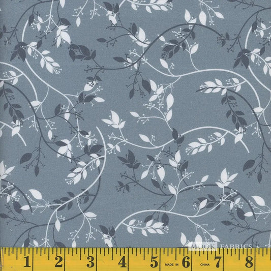 Mook Fancy Floral 1121 Bluestone
