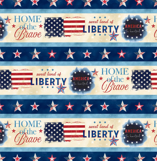 Wilmington Americana Patriotic Stripe