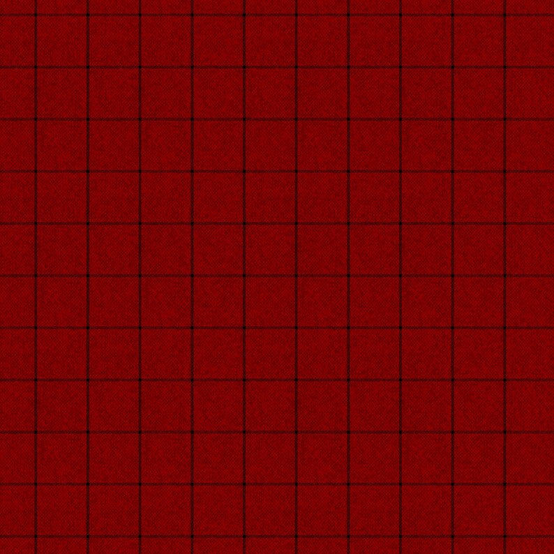 Benartex A Wooley Autumn Wooly Window Cranberry
