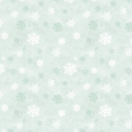 Wilmington Medley in Red Snowflakes Mint Green 39740-717