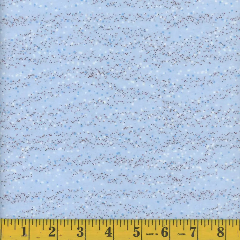 7030 Mook Fabrics Flannel Little Dot Dusty Blue 121685