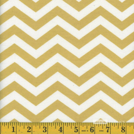 7088 Mook Fabrics Flannel Chevron Yellow 116452