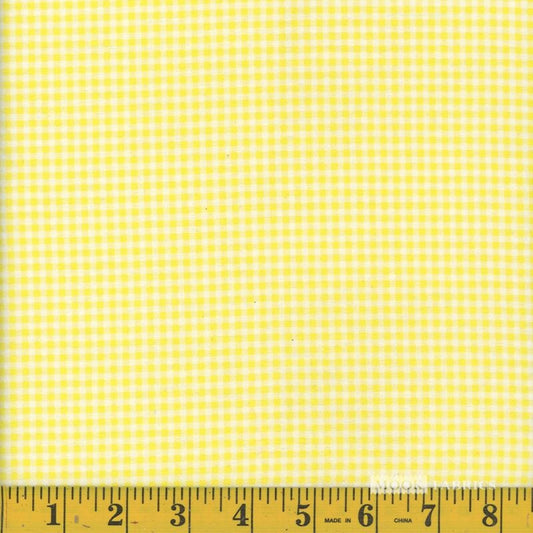 7092 Mook Fabrics Flannel Gingham Sunshine 95223