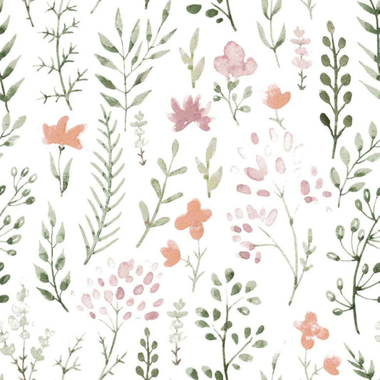 7152 Springs Creative Nursery Flannel Watercolor Foliage SPR80532-G55026