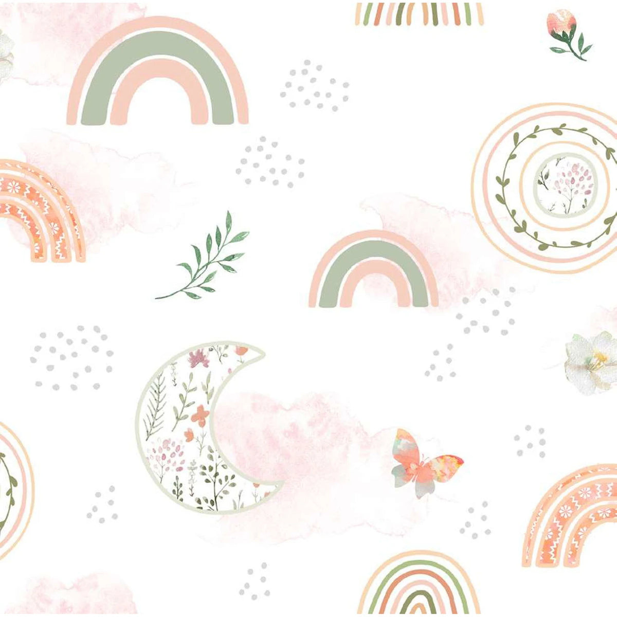 7153 Springs Creative Nursery Flannel Moonbean Garden SPR80528-G55026