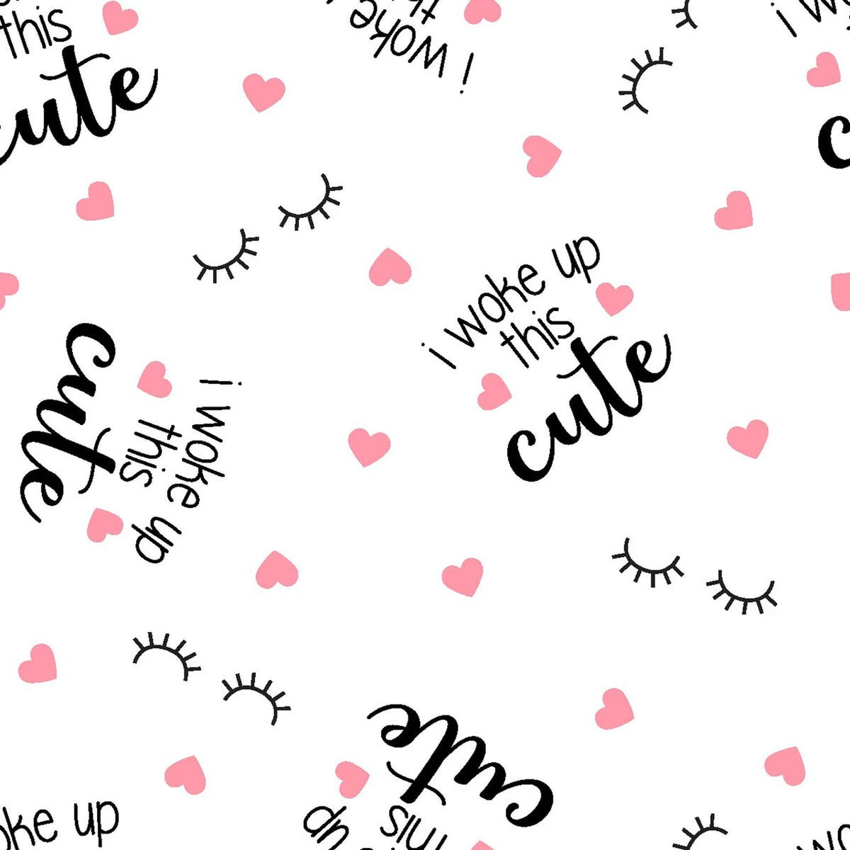 7156 Springs Creative Nursery Flannel I Woke Up This Cute SPR80317-A62026