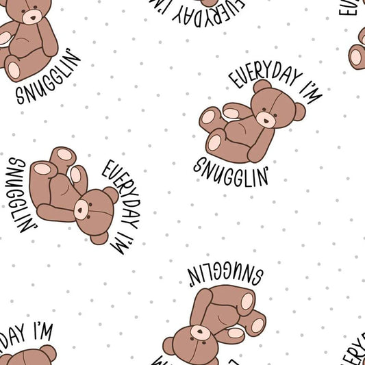 7157 Springs Creative Nursery Flannel Everyday I'm Snugglin' SPR80315-A62026