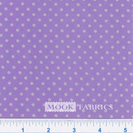 7049 Mook Fabrics Flannel Snuggy Two Tone Dot Lavender 87136