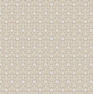 Lewis & Irene Michaelmas 6828 Hearts Metallic Taupe A400.2