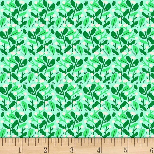 P&B Textiles Ayumi Leaf Green 03150-G