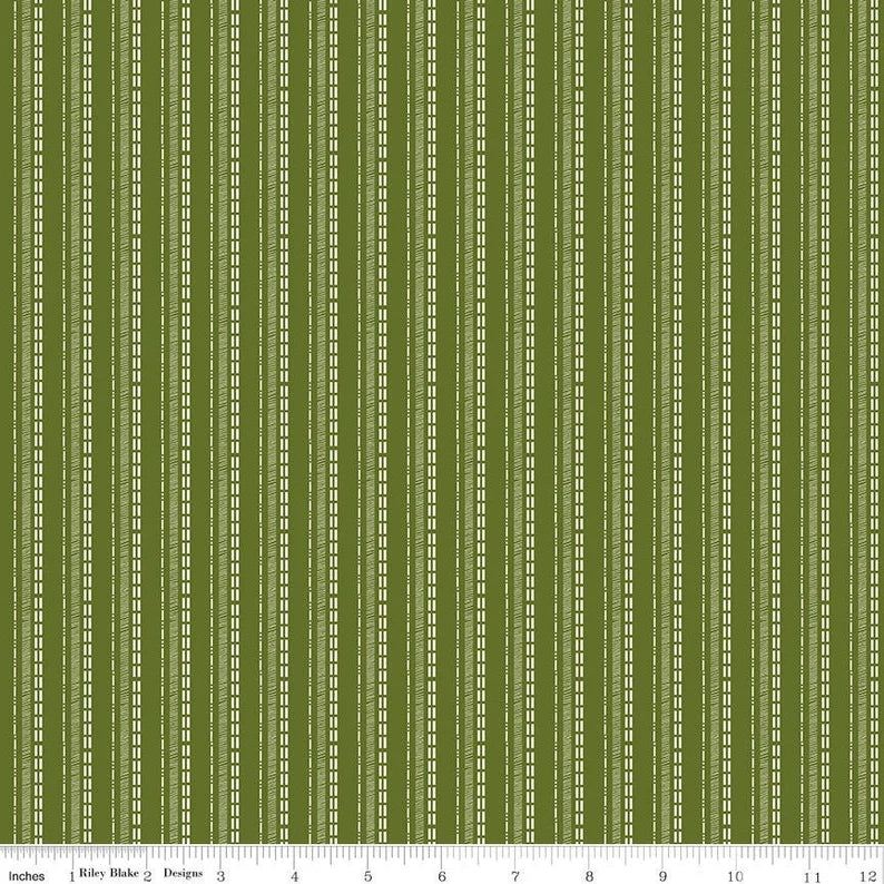 Riley Blake Adel In Winter C12262 Green
