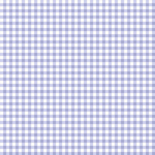 Clothworks World of Susybee Mini Gingham Purple Check 20268-620