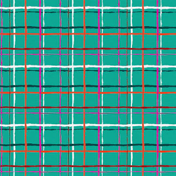 Paintbrush Studio Fabrics Handmade Holiday Plaid Teal Green 12021470