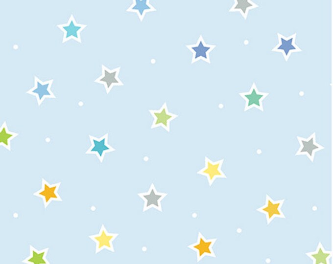 8015 Benartex Sweet Safari Sweet Stars Sky Blue 9897-05