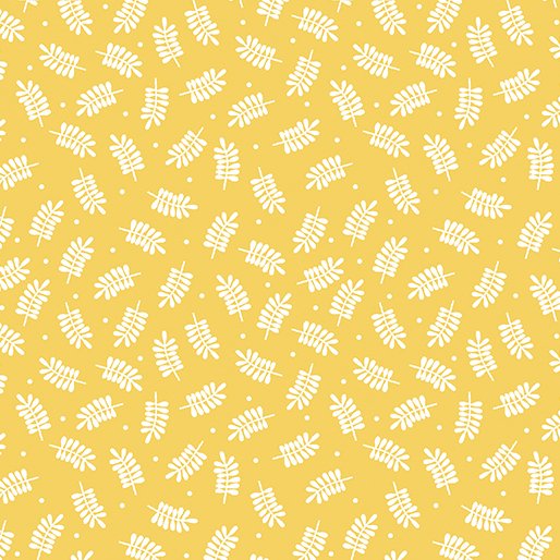 8039 Benartex Designer Fabrics Playhouse Pals Leafy Yellow 13210-33