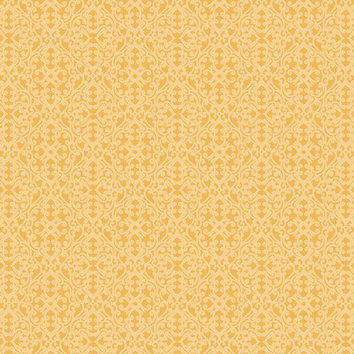8044 Benartex Designer Fabrics Autumn Elegance Damask Diamond Light Honey 01673-31