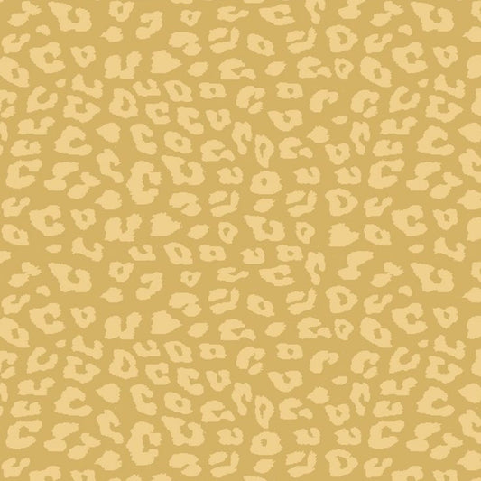 8053 Benartex Designer Fabrics Safari Adventure Go Wild Gold 12951-33