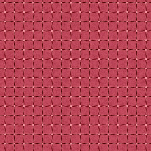 8055 Benartex Designer Fabrics Wander Lane Criss Cross Brick 13604-10