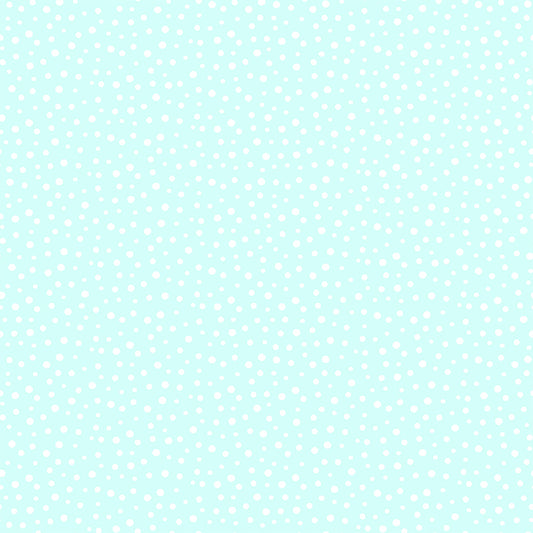 Clothworks Susybee Irregular Dot Light Aqua SB20171-925