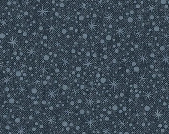 8102 Benartex Designer Fabrics A Very Wooly Winter Wooly Snowball Blue 10360-54
