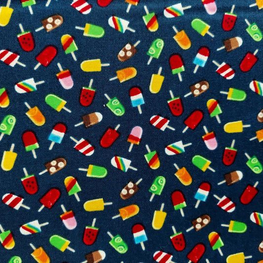 8257 Timeless Treasures Summer Popsicles GM-C1172 Navy