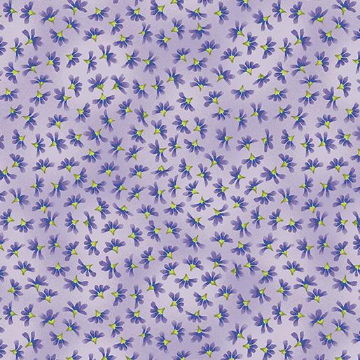 8271 Benartex Designer Fabrics Butterfly Bliss Blissful Buds Lilac 12808-60