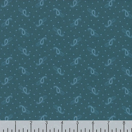 Wilmington Rainbow Sampler Simply Paisley Blue Green 98711-474