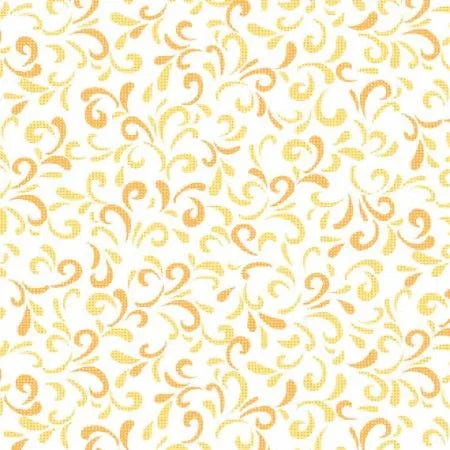 P&B Textiles Baby Beluga Water Drops Yellow 04685-Y