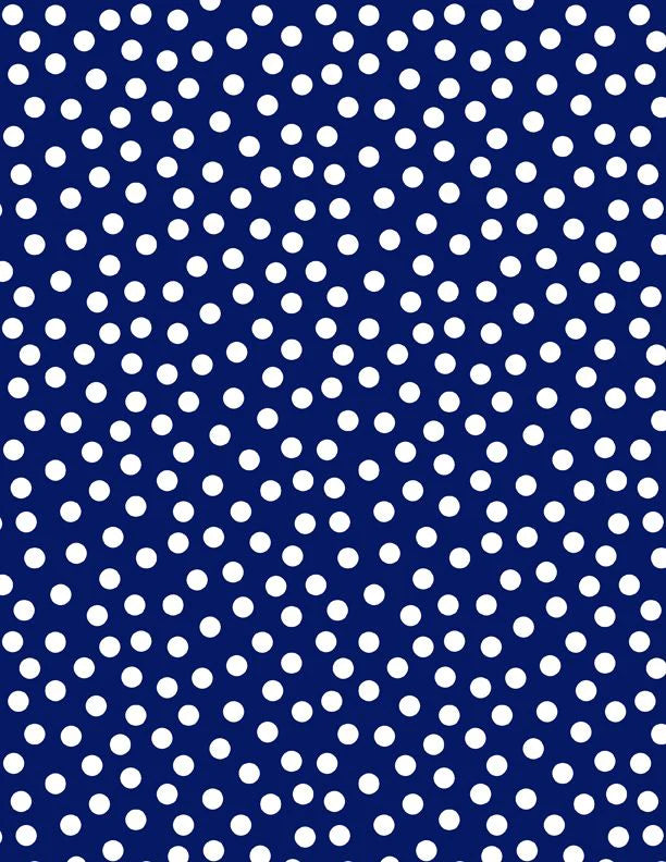 Wilmington On The Dot Navy Blue 39149