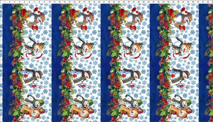8608 In The Beginning A Year of Art Border Stripe IBFYEA41UOA-1 White