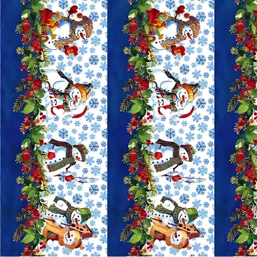 8608 In The Beginning A Year of Art Border Stripe IBFYEA41UOA-1 White