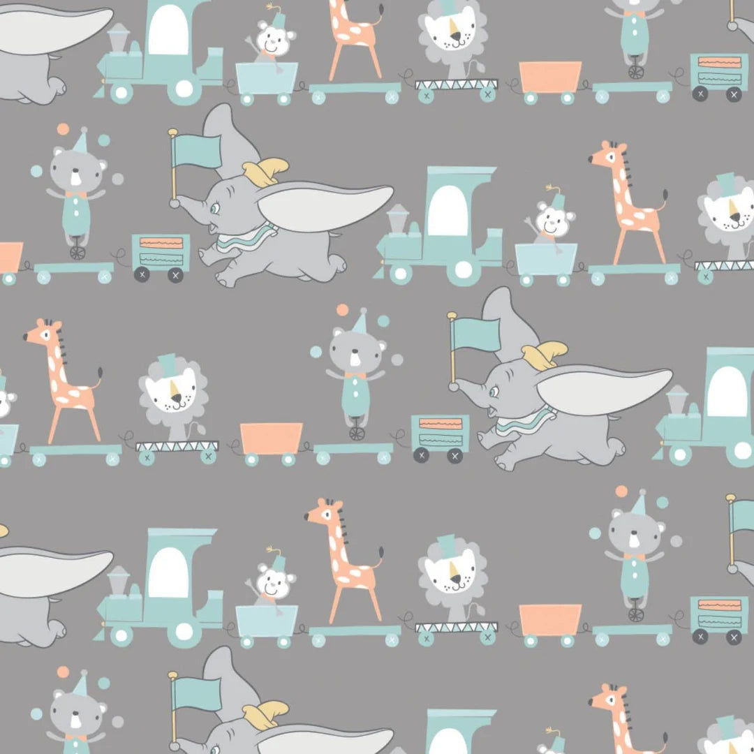 8650 Camelot Fabrics Disney Dumbo My Little Circus Gray 85160303