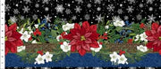 8677 In The Beginning Winter Blooms Border Stripe by Jason Yenter 2WB-2