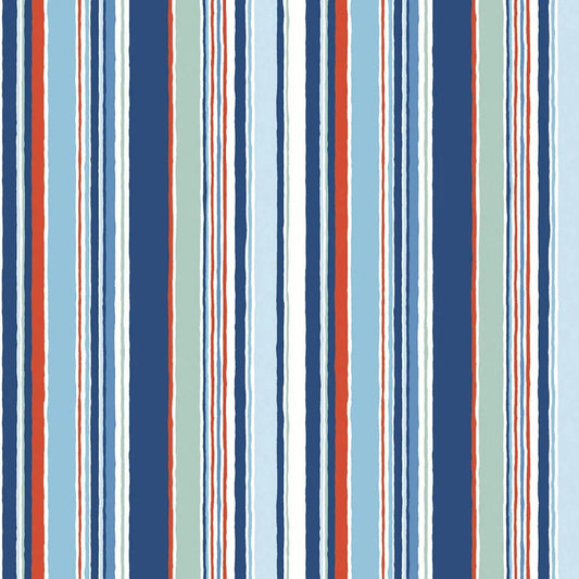 8694 Liberty Fabrics Rivera Deckchair Stripe A Blue 01666453A