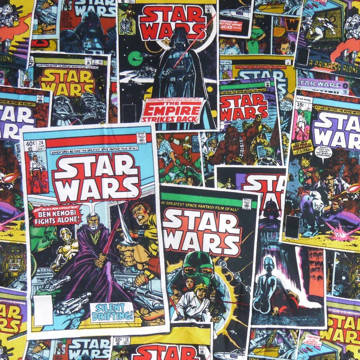 8708 Camelot Fabrics Star Wars Comic Book Covers 7310009-01