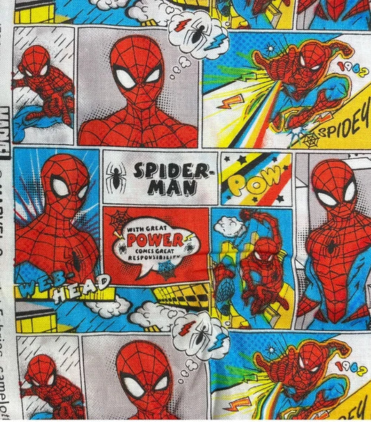 8742 Camelot Fabrics Marvel Spiderman Comic 678361992564