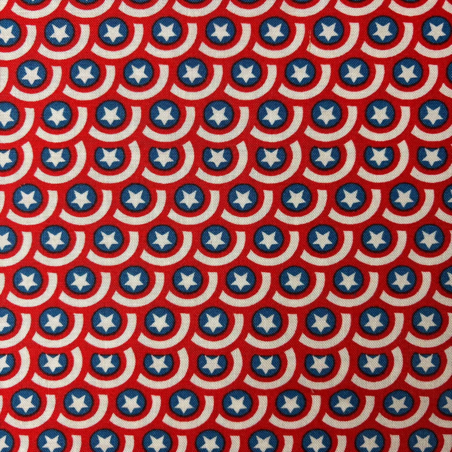 8744 Camelot Fabrics Licensed Marvel Comics Captain America Shield Stack 13021003WM01