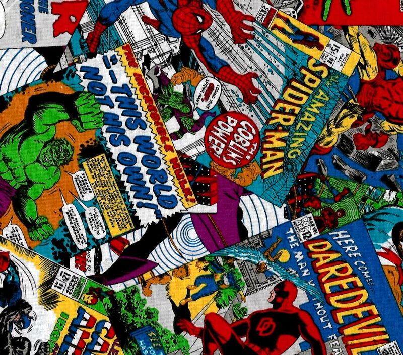 8750 Camelot Fabrics Licensed Marvel Comic Book Multi 13020464WM01