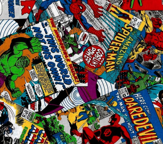 8750 Camelot Fabrics Licensed Marvel Comic Book Multi 13020464WM01
