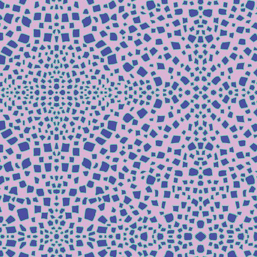 8772 Benartex Designer Fabrics Not Your Mama's Garden Ceramic Tile Lavender 13627-62