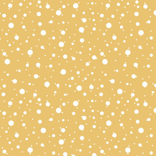 8796 QT Fabrics It's A Steampunk Christmas Dots Yellow 1649-28906-S