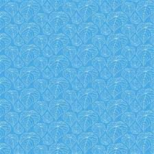 Clothworks Ivory Woods Toss Dark Pool Leaf