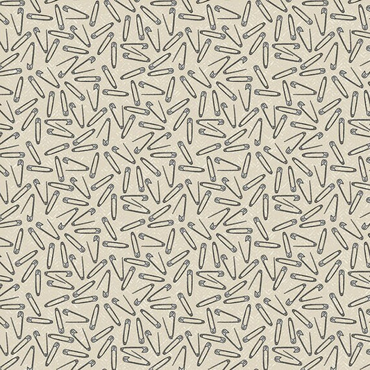 8928 Northcott Fabrics Material Girls Safety Pins 23223-12